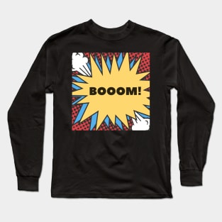 Explosive Design Long Sleeve T-Shirt